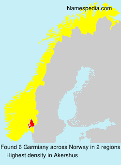 Surname Garmiany in Norway