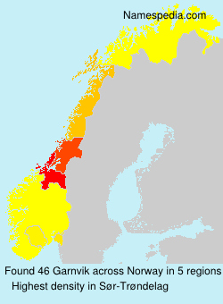 Surname Garnvik in Norway