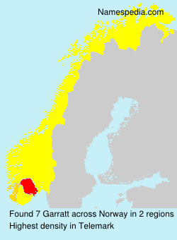 Surname Garratt in Norway