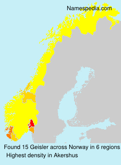 Surname Geisler in Norway