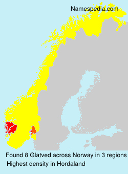 Surname Glatved in Norway