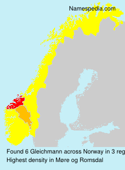 Surname Gleichmann in Norway
