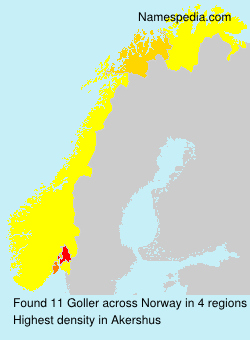 Surname Goller in Norway