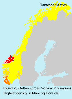 Surname Gotten in Norway