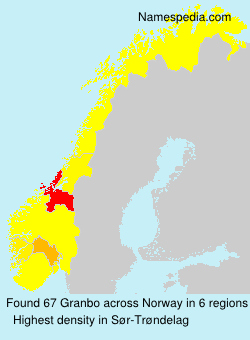 Surname Granbo in Norway