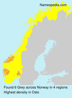Surname Grey in Norway