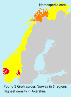 Surname Groh in Norway