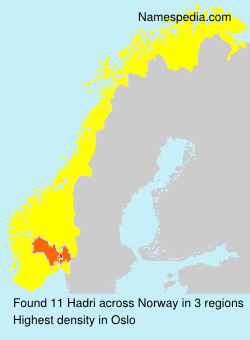 Surname Hadri in Norway
