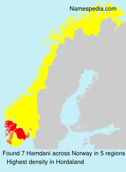 Surname Hamdani in Norway