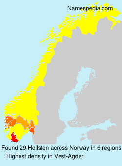 Surname Hellsten in Norway