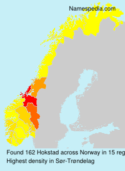 Surname Hokstad in Norway