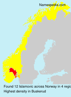 Surname Islamovic in Norway