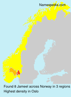 Surname Jameel in Norway