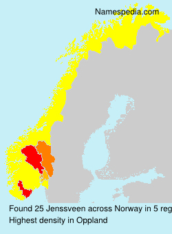 Surname Jenssveen in Norway