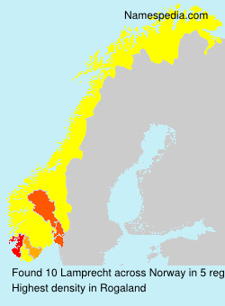 Surname Lamprecht in Norway