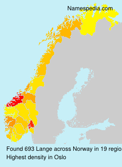 Surname Lange in Norway