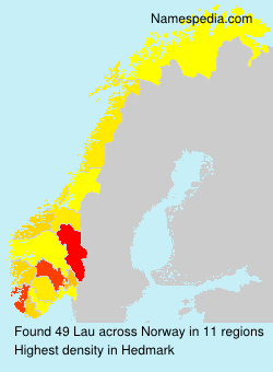 Surname Lau in Norway