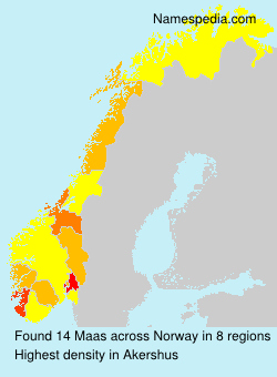 Surname Maas in Norway