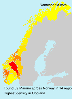 Surname Manum in Norway