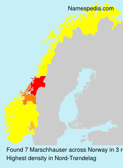Surname Marschhauser in Norway