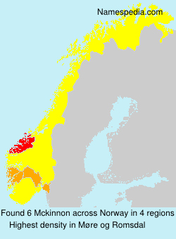 Surname Mckinnon in Norway
