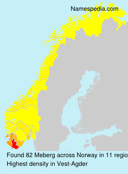 Surname Meberg in Norway