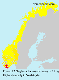 Surname Naglestad in Norway