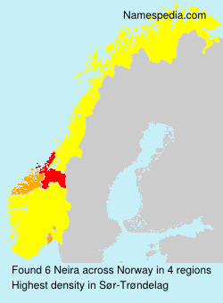 Surname Neira in Norway
