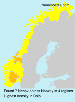 Surname Nenov in Norway