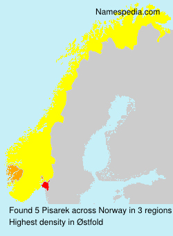 Surname Pisarek in Norway