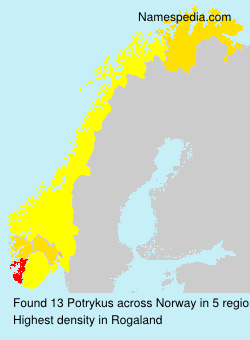 Surname Potrykus in Norway