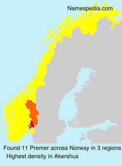 Surname Premer in Norway