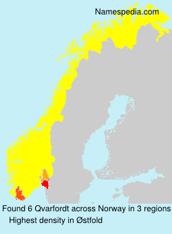 Surname Qvarfordt in Norway
