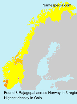Surname Rajagopal in Norway