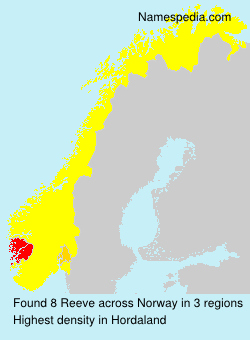 Surname Reeve in Norway