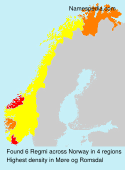 Surname Regmi in Norway