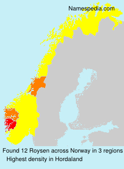 Surname Roysen in Norway