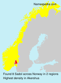 Surname Sadol in Norway