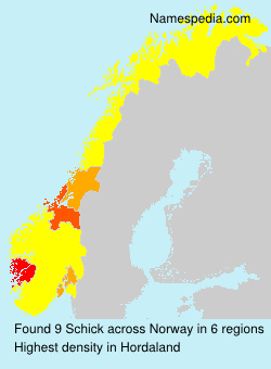 Surname Schick in Norway
