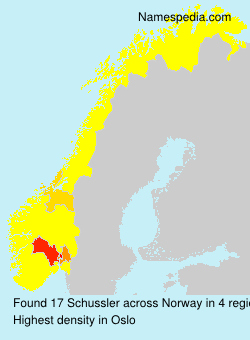 Surname Schussler in Norway