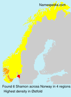 Surname Shamon in Norway