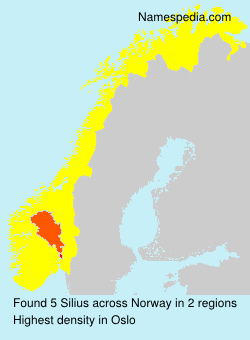 Surname Silius in Norway