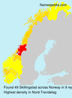 Surname Skillingstad in Norway