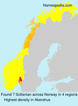 Surname Soltanian in Norway