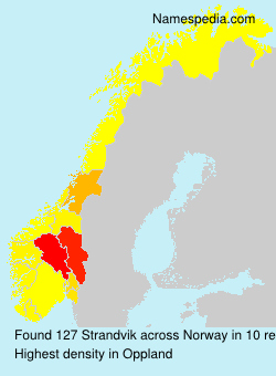 Surname Strandvik in Norway