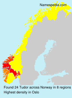 Surname Tudor in Norway