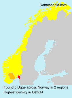 Surname Ugge in Norway