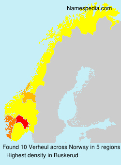 Surname Verheul in Norway