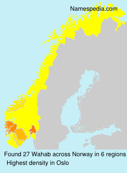 Surname Wahab in Norway