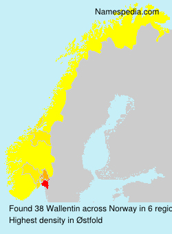 Surname Wallentin in Norway
